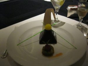 Caribbean Princess Chef's Table CB Chocolate Dome Mousse and other desserts