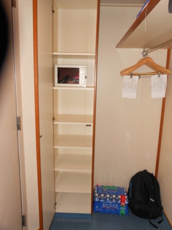 Caribbean Princess Closet Area CB Closet