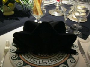 Caribbean Princess Chef's Table CB Place Setting in MDR