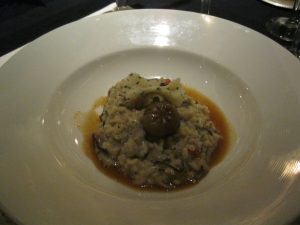 Caribbean Princess Chef's Table Risotto with Porcini Mushrooms