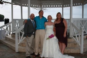 Charles, Kevin, Renee and I after the ceremony