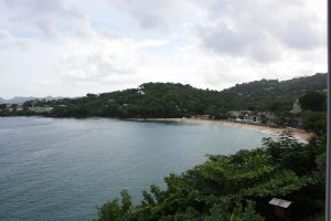 The view from our Sunset Bluff hotel room 