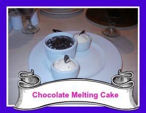 Chocolate melting cake