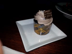 The Gray Stuff One of the highlights of our shore excursion to the Magic Kingdom was having lunch in Be Our Guest and the Gray Stuff cupcake. It was delicious. Tasted like a devil dog!