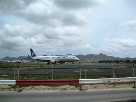 Aircraft on Hammerhead Aircraft getting ready to take off