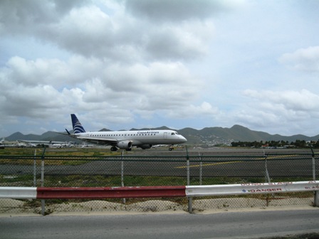 Aircraft getting ready to take off