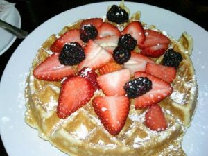 Berry waffle from La WaffleEra.  
