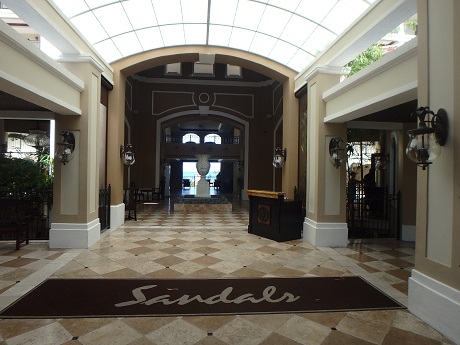 Sandals entrance