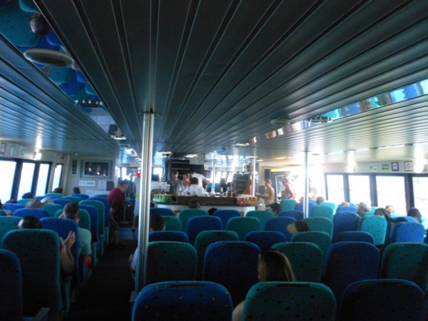 Interior of UltraMax ferry Interior of UltraMax ferry. Seats were very comfortable.