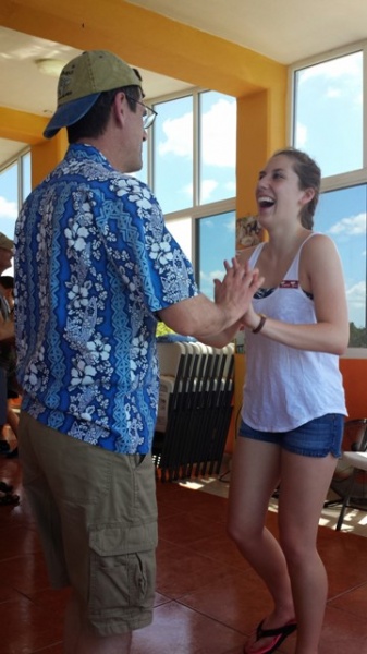 Father/Daughter Salsa Dancing