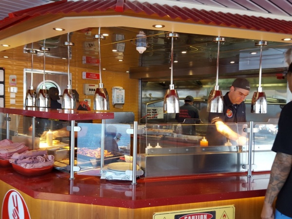 Guy's Burger Joint Carnival teamed up with Guy Fieri to create the best burgers on the high seas
