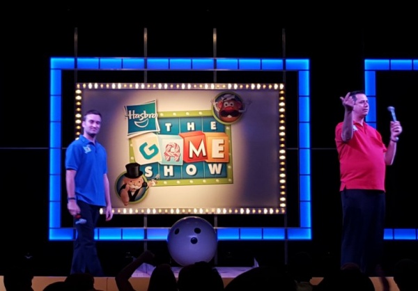 Family Fun show featuring cruise guests as contestants competing for prizes