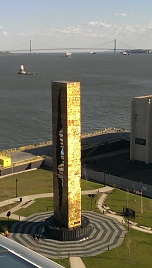 911 Teardrop Memorial 911 Teardrop Memorial as seen from the North Star