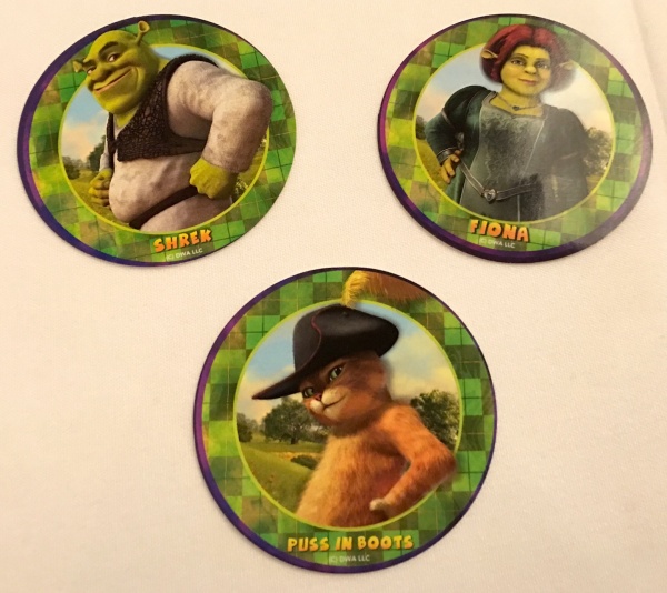 Character Stickers from DreamWorks Rise & Dine Character Dining on Royal Caribbean Oasis of the Seas