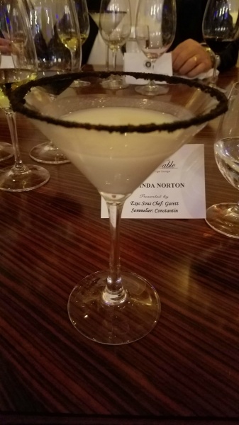 Lemon Ginger Cheesecake Martini