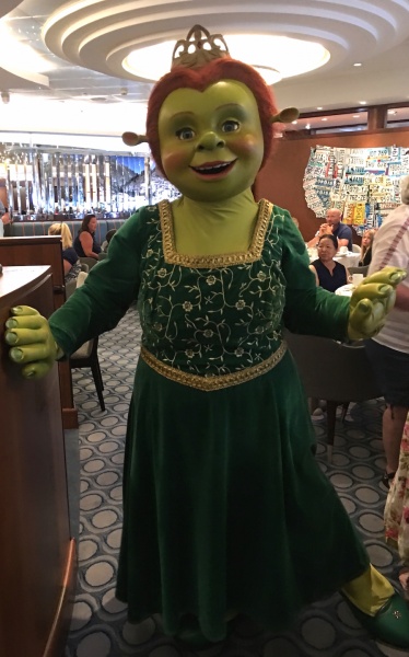 Princess Fiona - DreamWorks Rise & Dine Character Dining - Royal Caribbean Oasis of the Seas Princess Fiona - DreamWorks Rise & Dine Character Dining - Royal Caribbean Oasis of the Seas