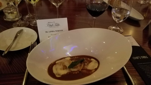 Braised Short Rib Ravioli with Horseradish Cream and Veal Glaze Braised Short Rib Ravioli with Horseradish Cream and Veal Glaze