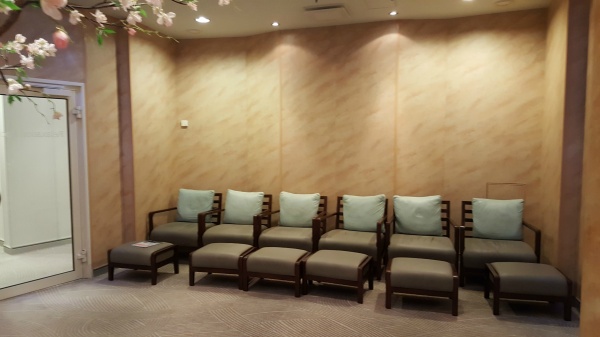 The Relaxation Room Seating in the Relaxation Room