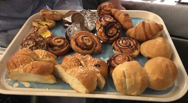 Passed assorted pastries and rolls at the DreamWorks Rise & Dine Character Breakfast Passed assorted pastries and rolls at the DreamWorks Rise & Dine Character Breakfast