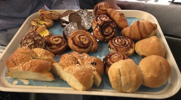 Passed assorted pastries and rolls at the DreamWorks Rise & Dine Character Breakfast