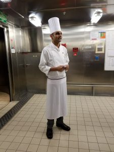 Carnival Magic Sous Chef, Santosh. Carnival Magic Sous Chef, Santosh.