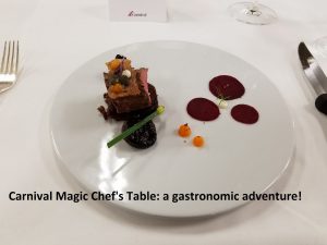 Carnival Magic Chef's Table