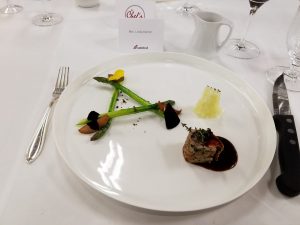 Veal, Crushed Green Apples with a light cheese broth. Veal, Crushed Green Apples with a light cheese broth.