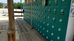 Rental Lockers at Mahogany Beach